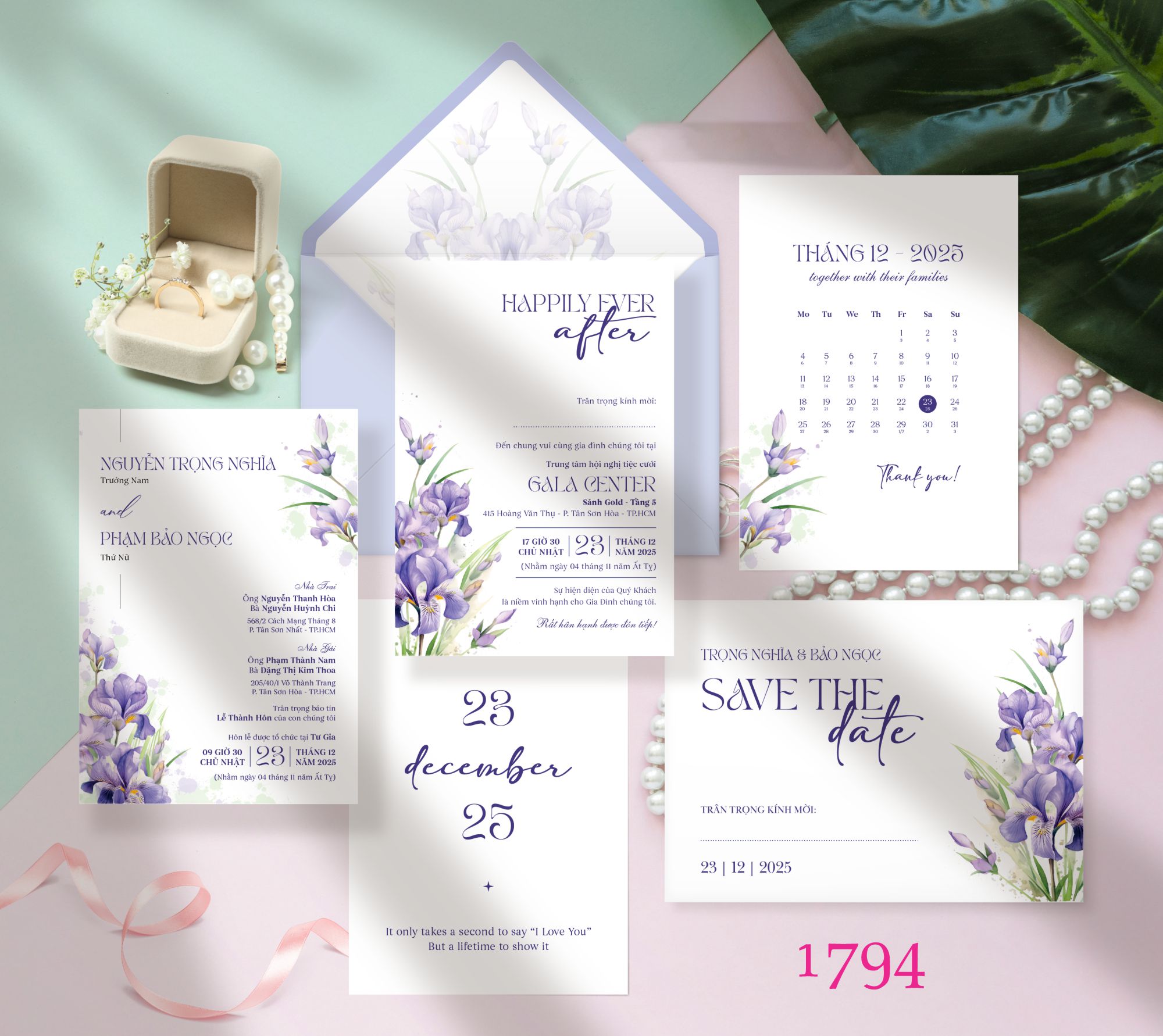 Thiệp mời báo hỷ CT2-1794